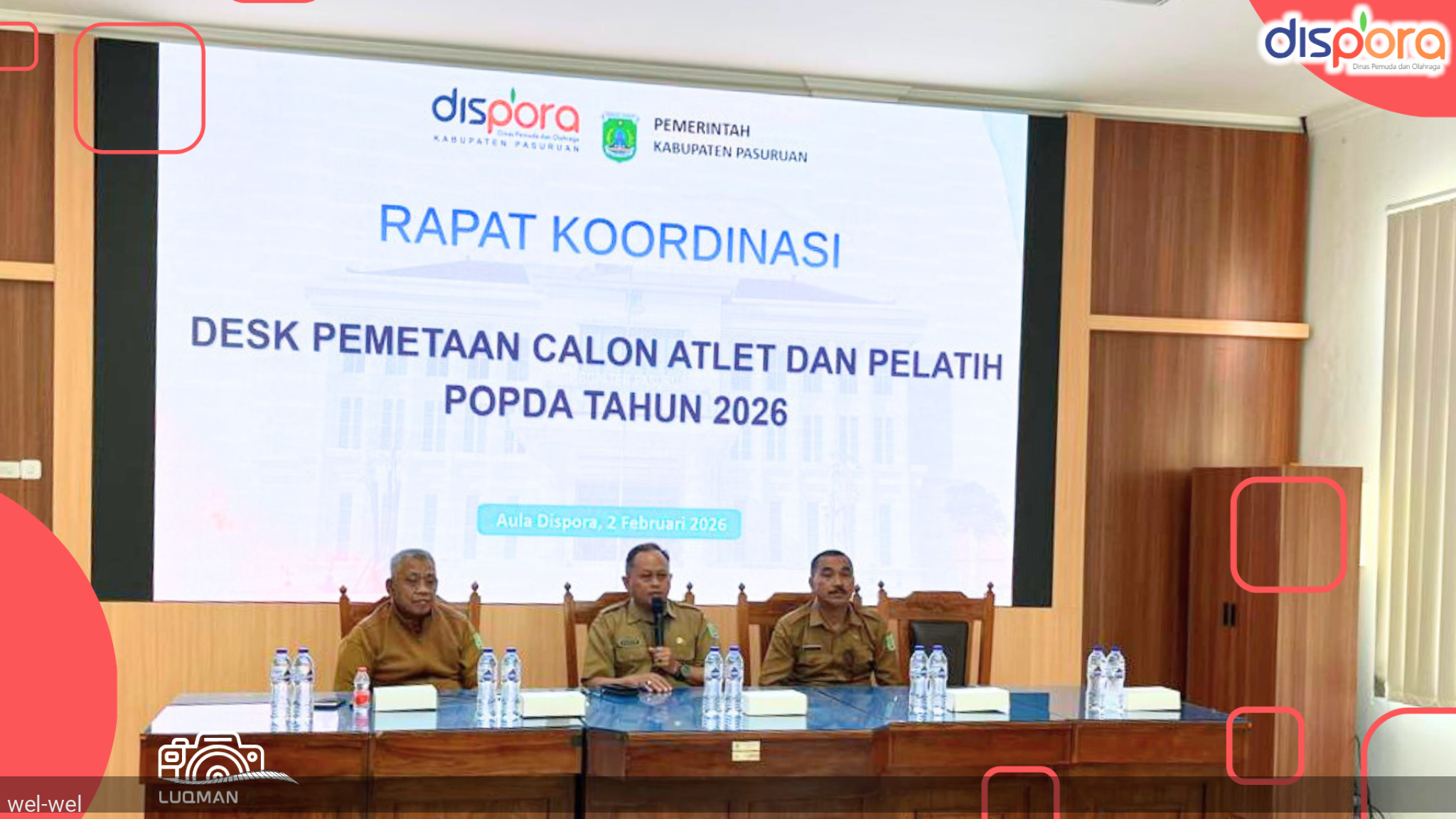 DISPORA KABUPATEN PASURUAN PETAKAN KEKUATAN ATLET DAN PELATIH JELANG POPDA 2026
