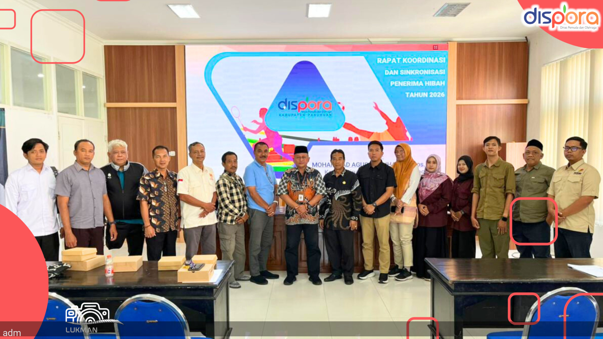 DISPORA PASURUAN SINKRONKAN PROGRAM KERJA 2026 BERSAMA PENERIMA HIBAH