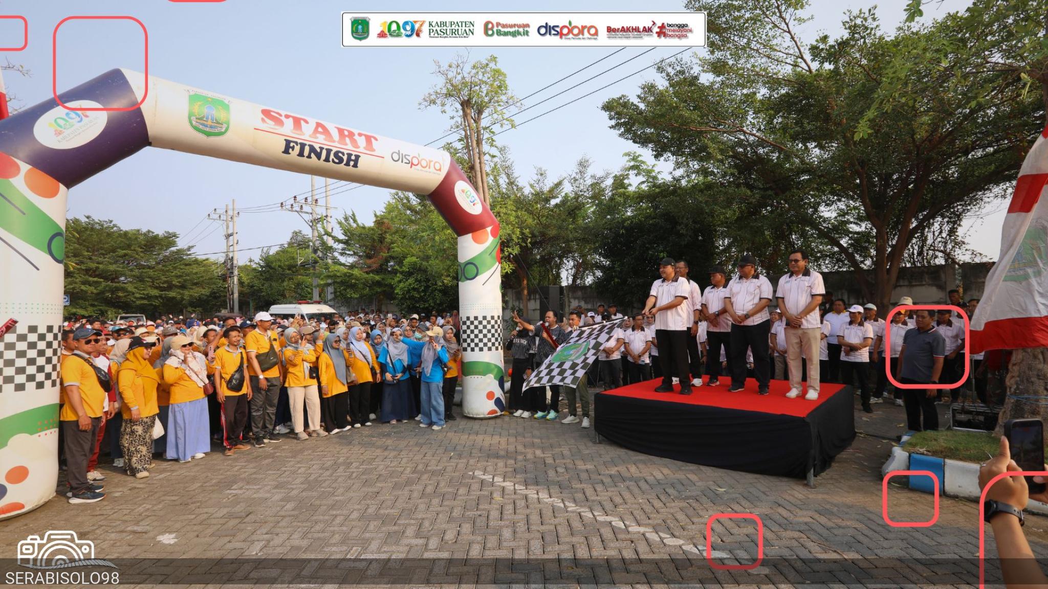 RIBUAN ASN PEMKAB PASURUAN IKUTI HEALTH WALK, SEMARAKKAN HARI JADI KE-1097 DAN HAORNAS 2026